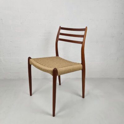 Danish Modern chair by Niels O Møller Chair model 78 in teak