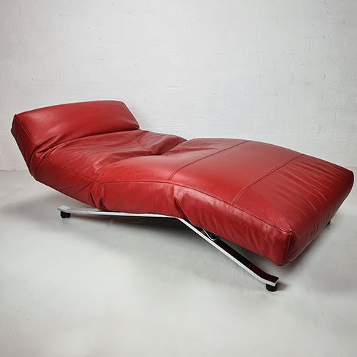 Eilersen Control reclining chair in red leather