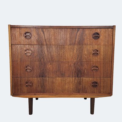 Danish chest of four drawers