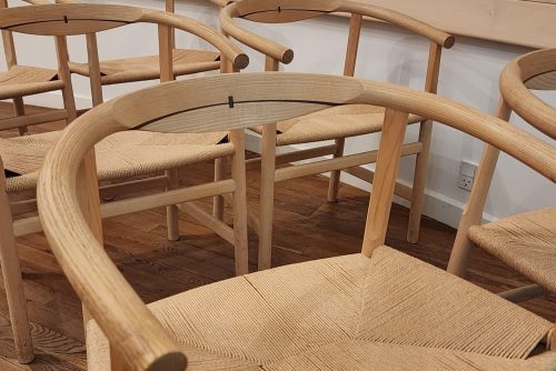 Wegner chair model PP-201 made of solid oak